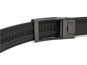 3.5cm Genuine Leather Automatic Buckle Belt-streetwear-techwear