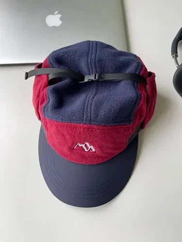 5-Panel Polar Fleece Trapper Cap-streetwear-techwear