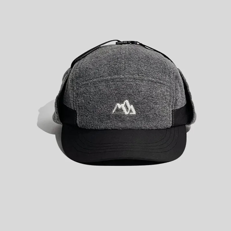5-Panel Polar Fleece Trapper Cap-streetwear-techwear