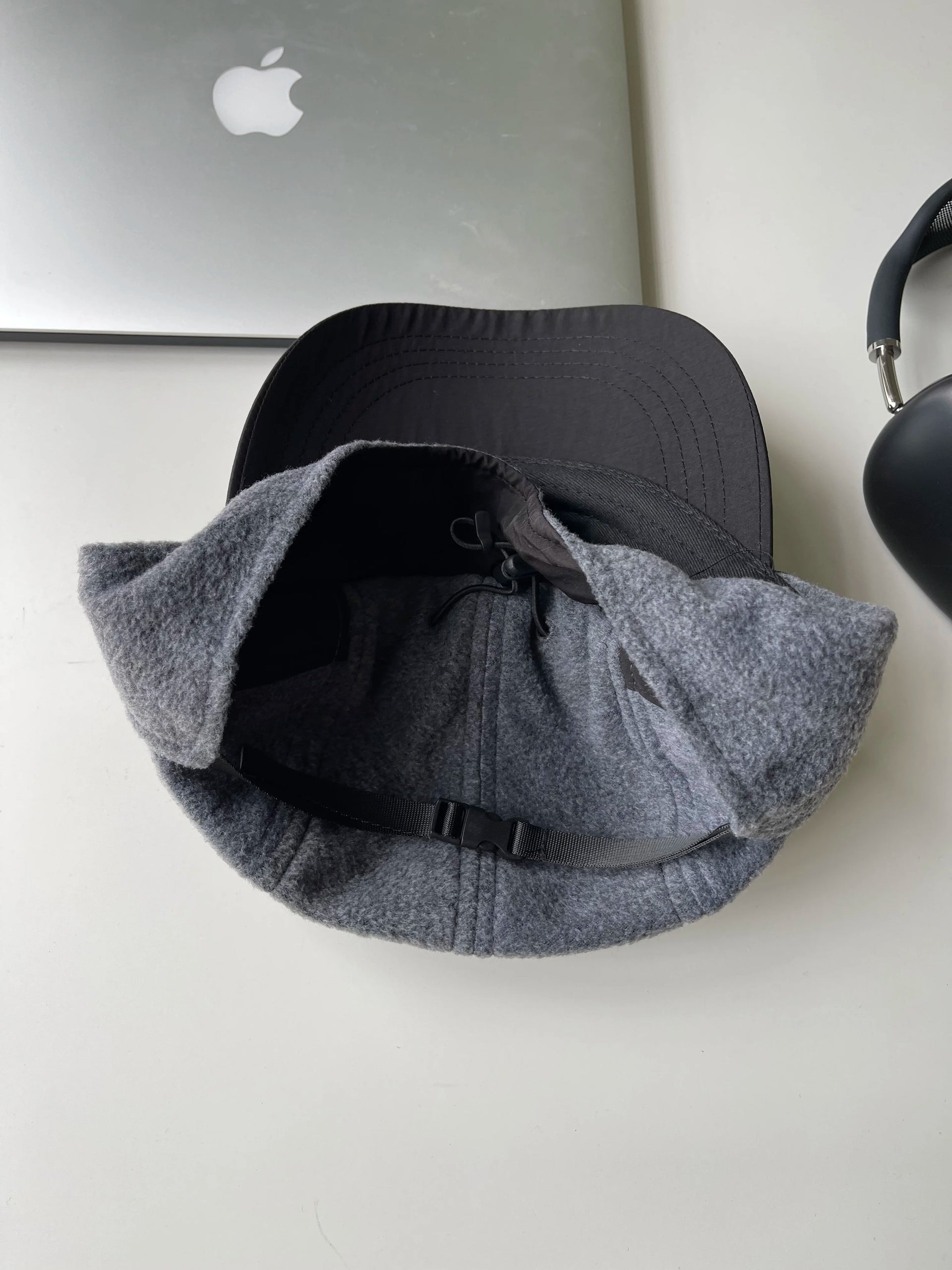 5-Panel Polar Fleece Trapper Cap-streetwear-techwear