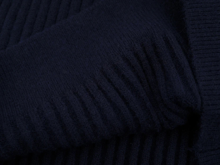 90's Style Mixed Gauge Rib Knit Sweater-streetwear-techwear