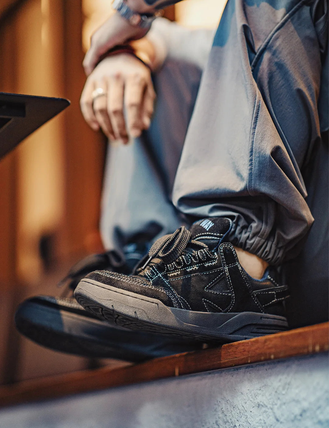 90's Style Skate Sneakers-streetwear-techwear