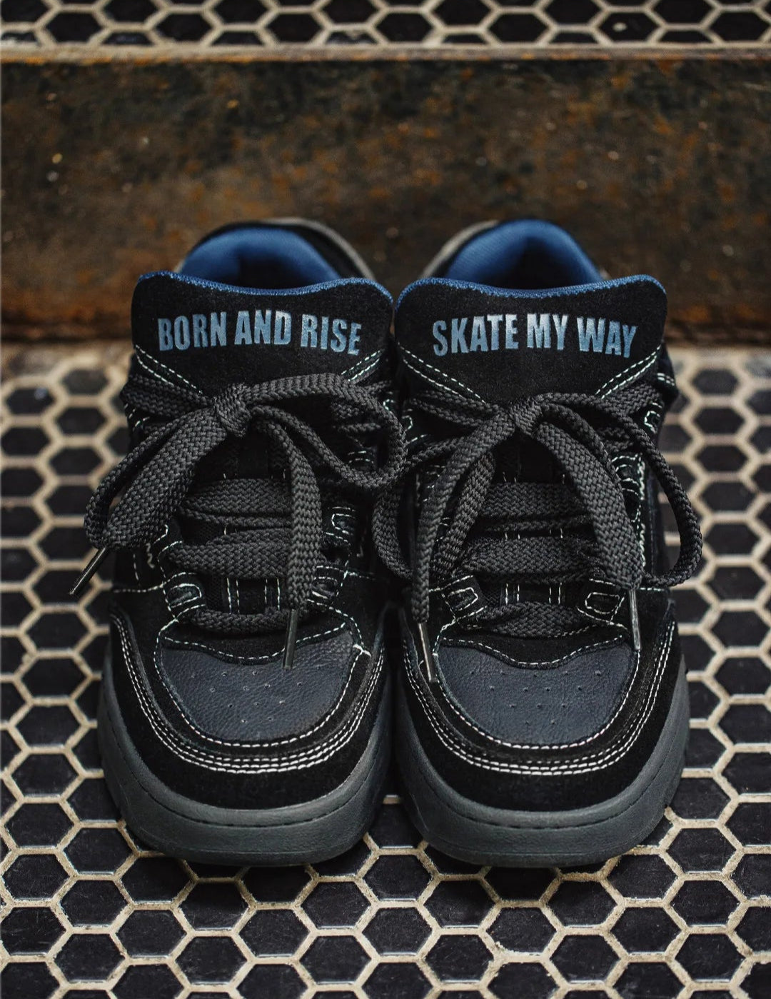 90's Style Skate Sneakers-streetwear-techwear