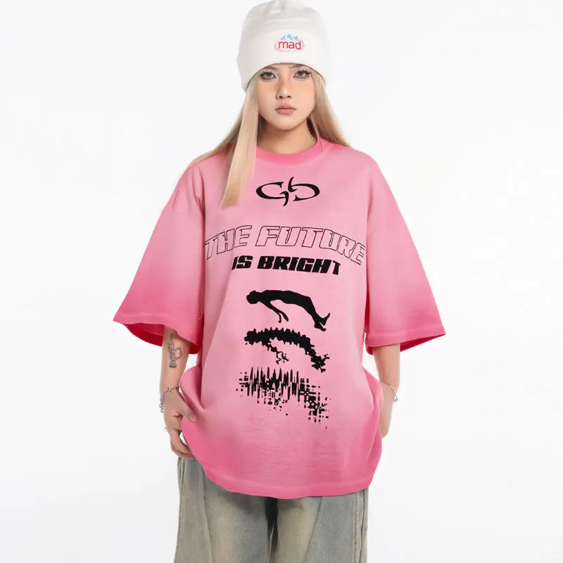 'Abduction' Y2k Graphic T-Shirt-streetwear-techwear