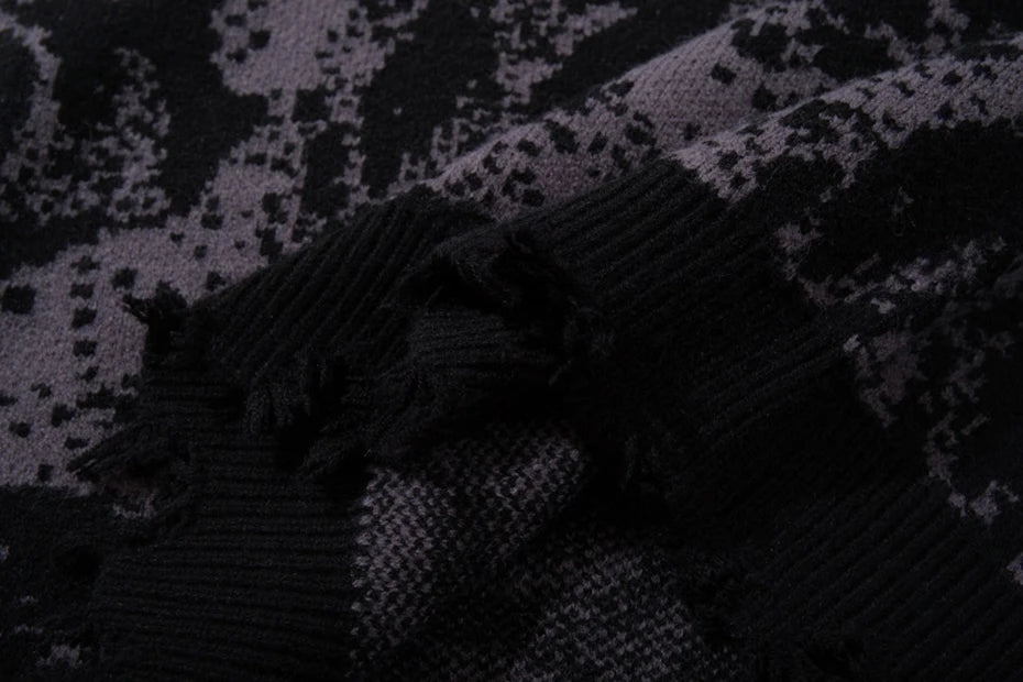All-Over Skull Knit-streetwear-techwear