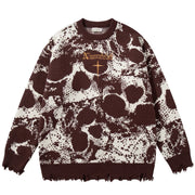 All-Over Skull Knit-streetwear-techwear