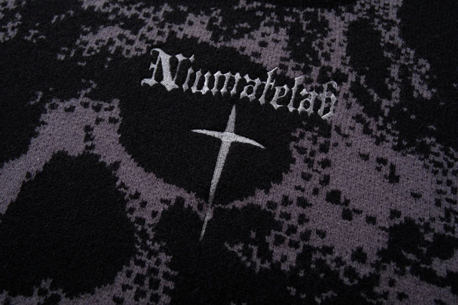 All-Over Skull Knit-streetwear-techwear