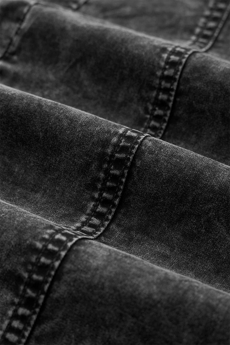 Arc-Cut Structure Jorts-streetwear-techwear