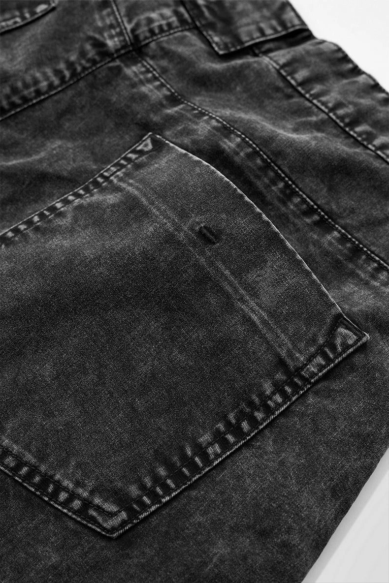 Arc-Cut Structure Jorts-streetwear-techwear