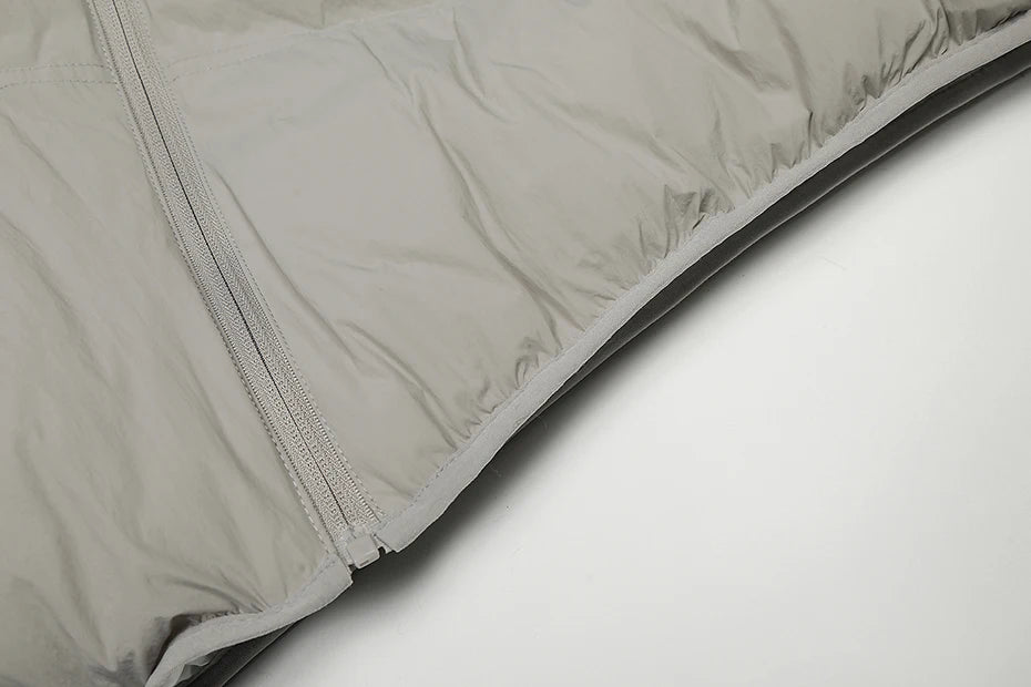 Asymmetrical Zip Puffer Jacket-streetwear-techwear