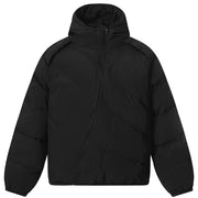 Asymmetrical Zip Puffer Jacket-streetwear-techwear