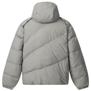 Asymmetrical Zip Puffer Jacket-streetwear-techwear