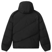 Asymmetrical Zip Puffer Jacket-streetwear-techwear