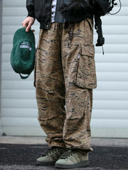 Baggy Camo Cargo Pants-streetwear-techwear
