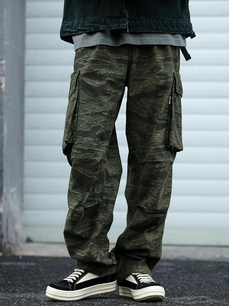 Baggy Camo Cargo Pants-streetwear-techwear