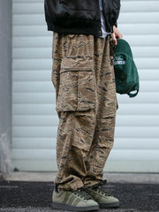 Baggy Camo Cargo Pants-streetwear-techwear