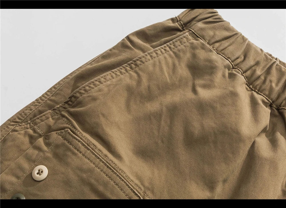 Belted Cuffed Cargo Pants-streetwear-techwear