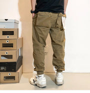 Belted Cuffed Cargo Pants-streetwear-techwear