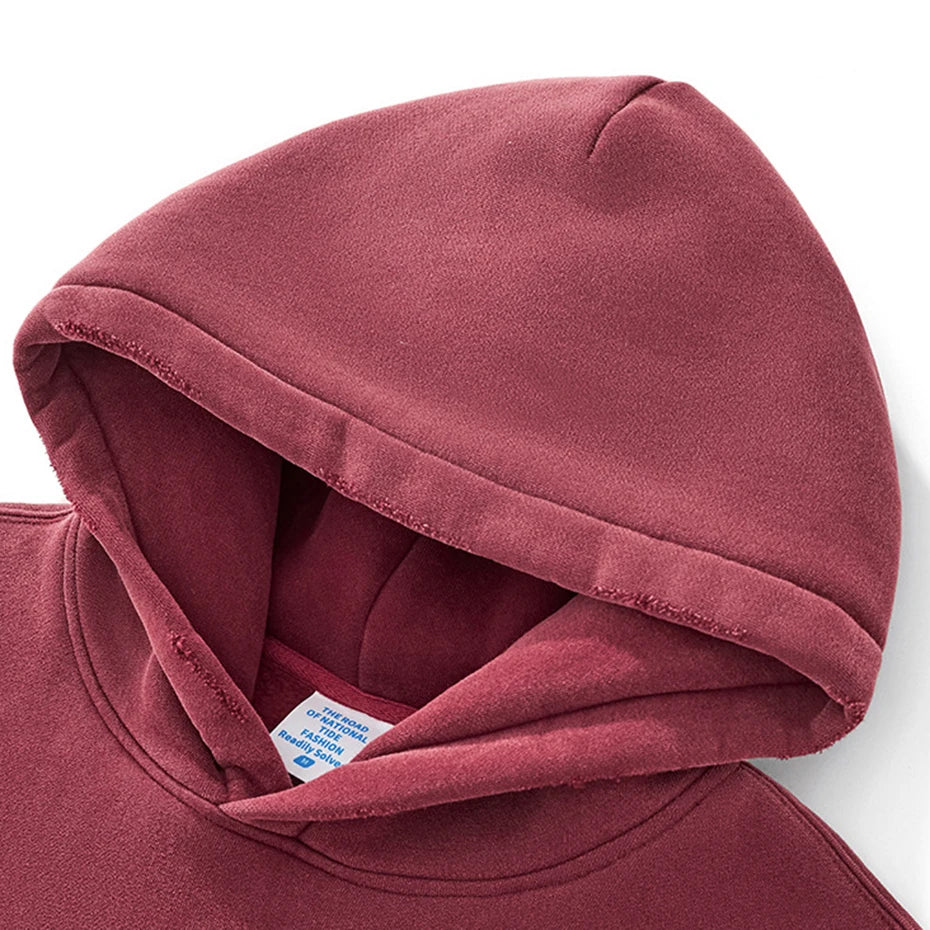Boxy Crop Washed Zip-Up Hoodie-streetwear-techwear