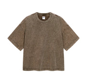 Boxy Fit Washed Drop Sleeve T-Shirt-streetwear-techwear