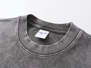 Boxy Fit Washed Drop Sleeve T-Shirt-streetwear-techwear