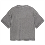 Boxy Fit Washed Drop Sleeve T-Shirt-streetwear-techwear