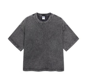 Boxy Fit Washed Drop Sleeve T-Shirt-streetwear-techwear