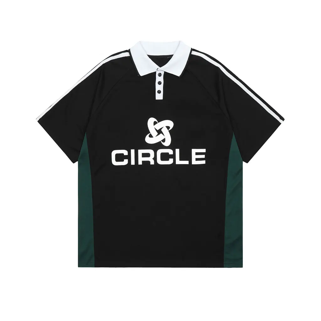 CIRCLE Sports Polo T-Shirt-streetwear-techwear