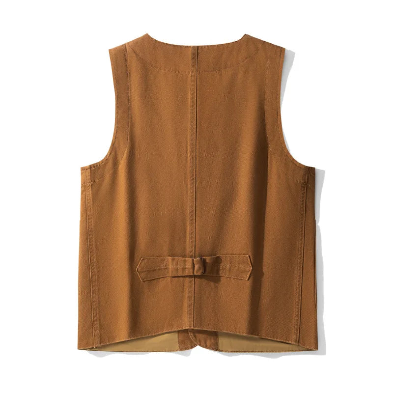 Canvas Heritage Workwear vest-streetwear-techwear