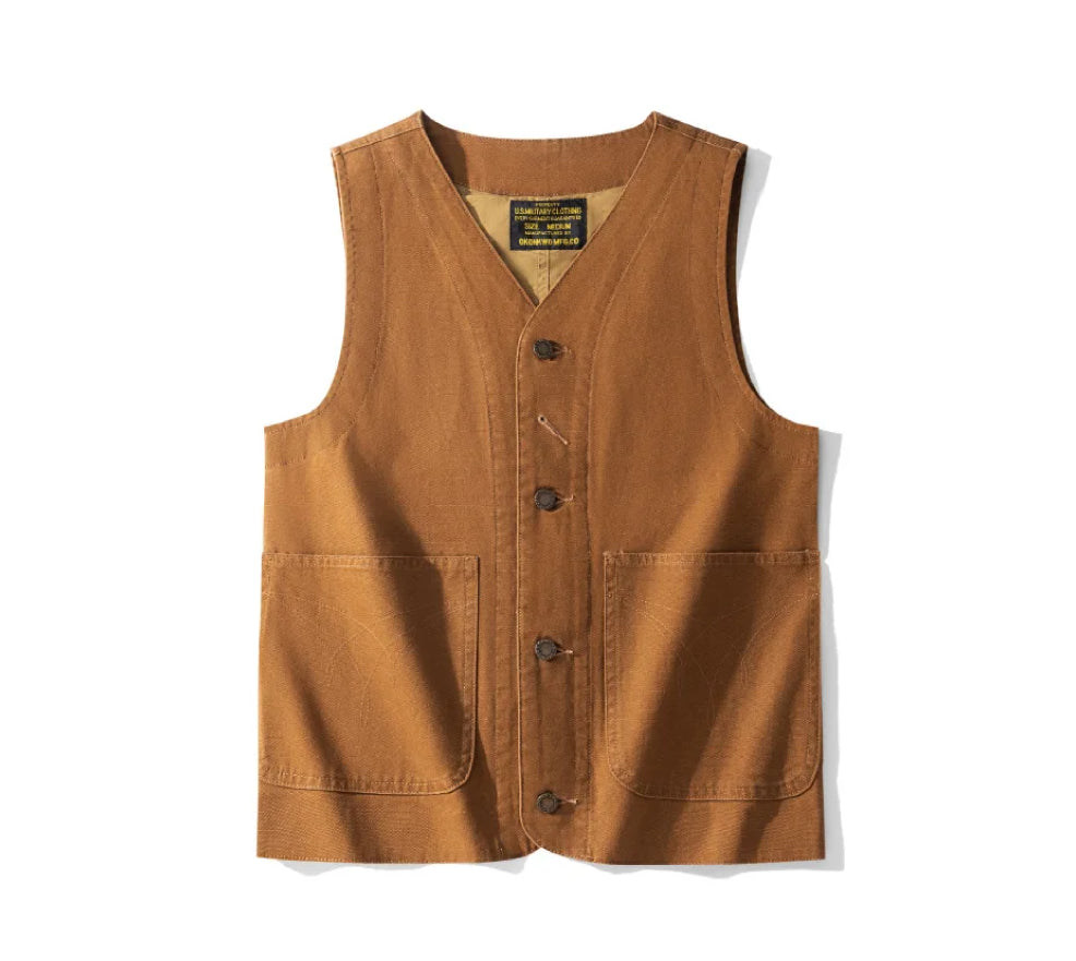 Canvas Heritage Workwear vest-streetwear-techwear
