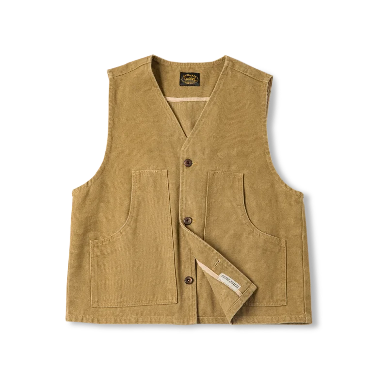 Canvas Workwear Vest-streetwear-techwear