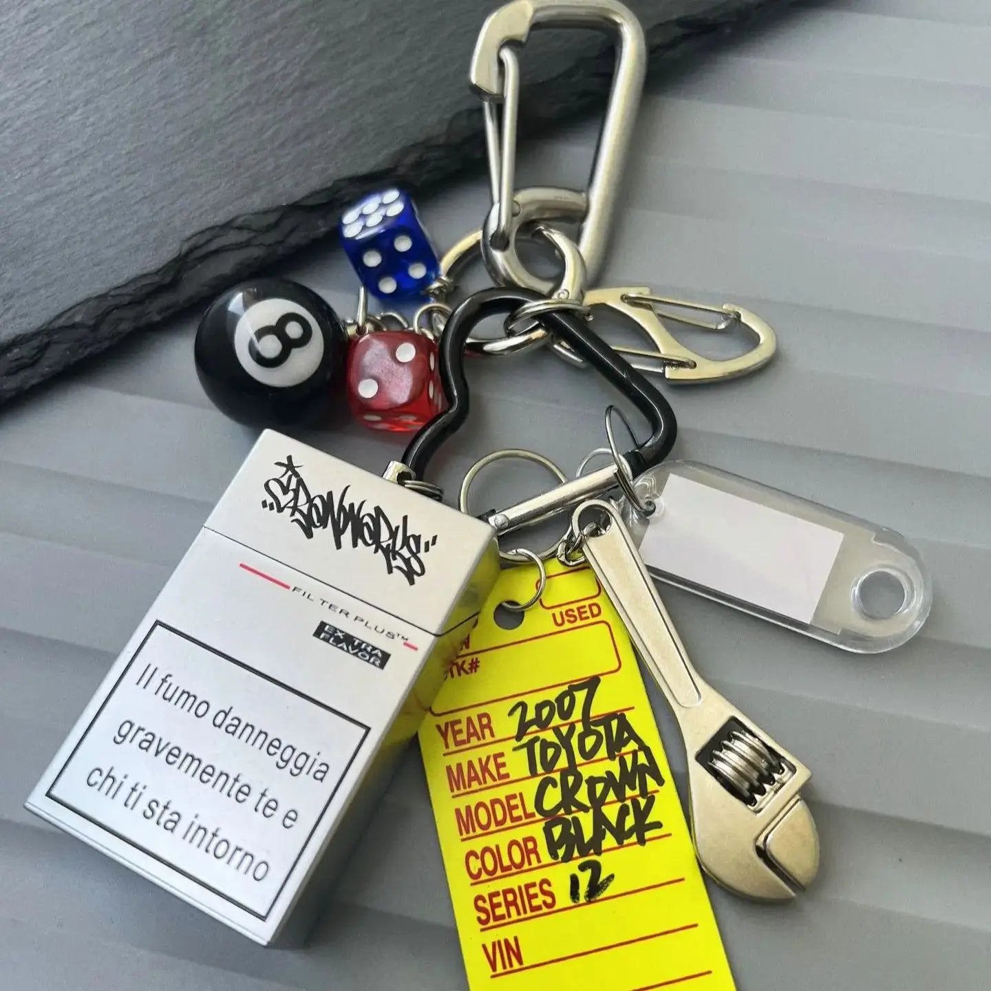 Carabiner Keychain Set-streetwear-techwear