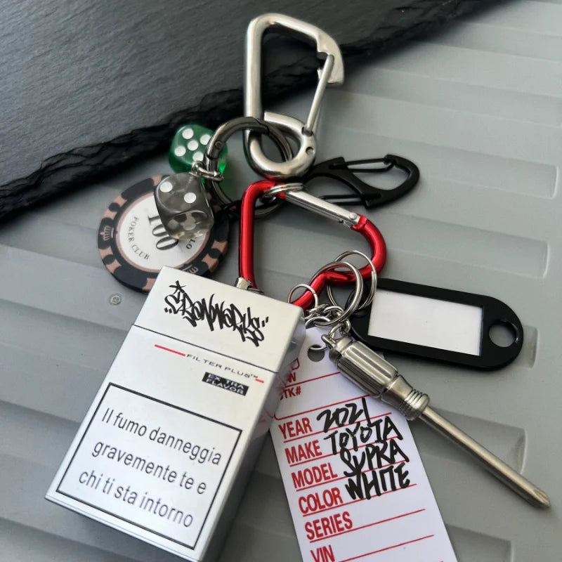 Carabiner Keychain Set-streetwear-techwear