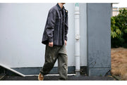 Garment Dyed Cargo Overshirt-streetwear-techwear