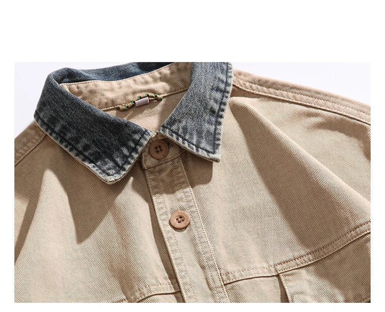 Garment Dyed Cargo Overshirt-streetwear-techwear