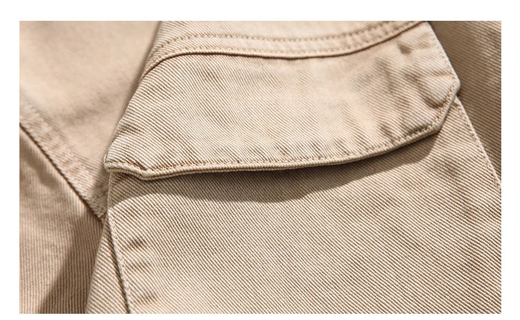 Garment Dyed Cargo Overshirt-streetwear-techwear