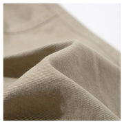 Cotton Twill Workwear Barrel Leg Pants-streetwear-techwear
