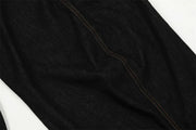 DarkWash Barrel Leg Jeans-streetwear-techwear
