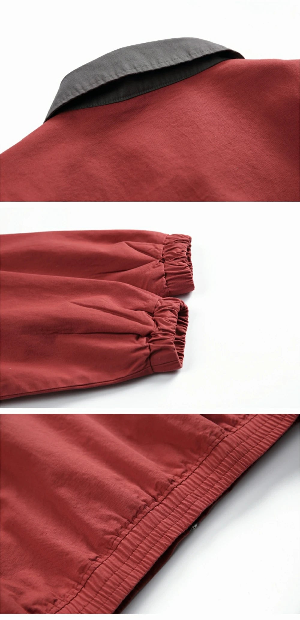 Essential Contrast Collar Workwear Jacket-streetwear-techwear