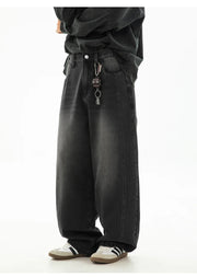 Essential Curved Leg Jeans-streetwear-techwear