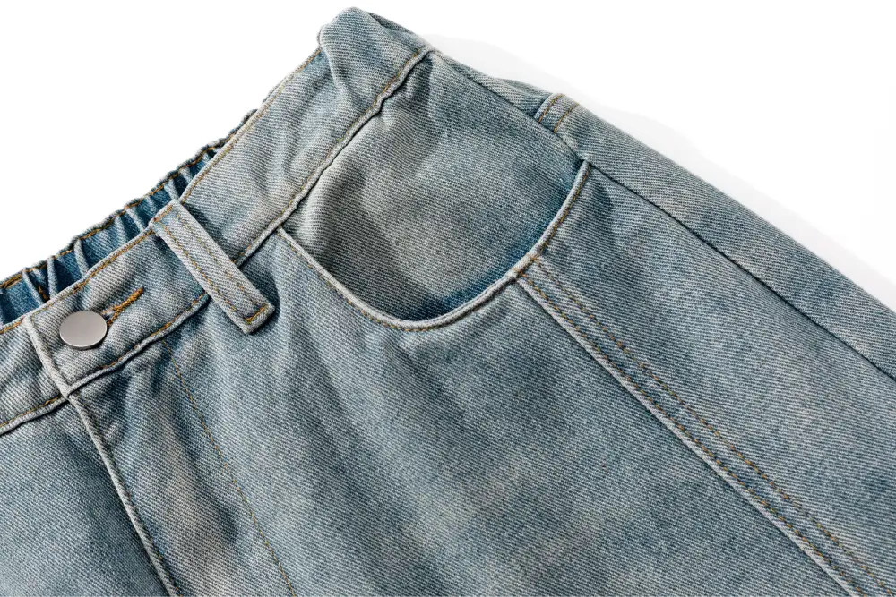 Essential Curved Leg Jeans-streetwear-techwear