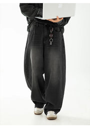 Essential Curved Leg Jeans-streetwear-techwear