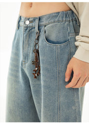 Essential Curved Leg Jeans-streetwear-techwear