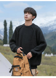 Essential Fisherman Rib Sweater-streetwear-techwear