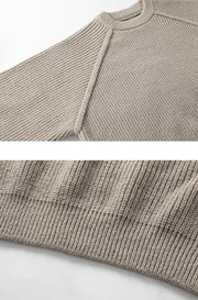 Essential Fisherman Rib Sweater-streetwear-techwear