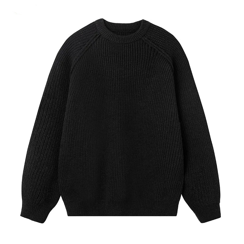 Essential Fisherman Rib Sweater-streetwear-techwear