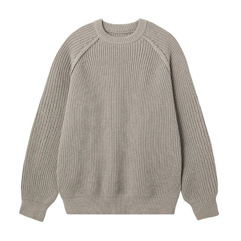Essential Fisherman Rib Sweater-streetwear-techwear