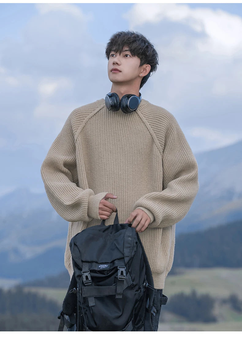 Essential Fisherman Rib Sweater-streetwear-techwear