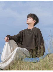 Essential Fisherman Rib Sweater-streetwear-techwear