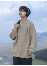 Essential Fisherman Rib Sweater-streetwear-techwear